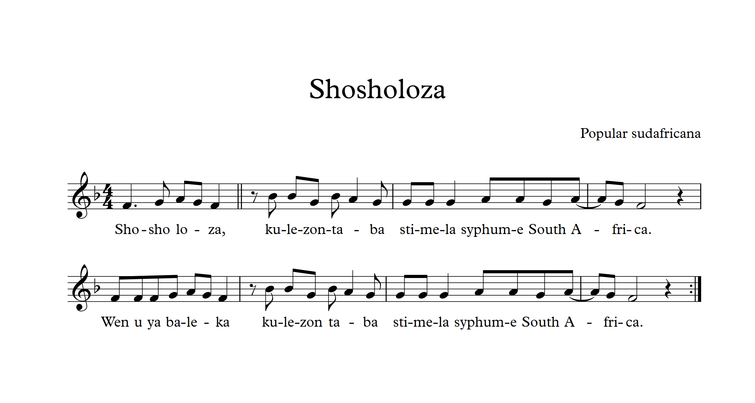 Shosholoza lyrics